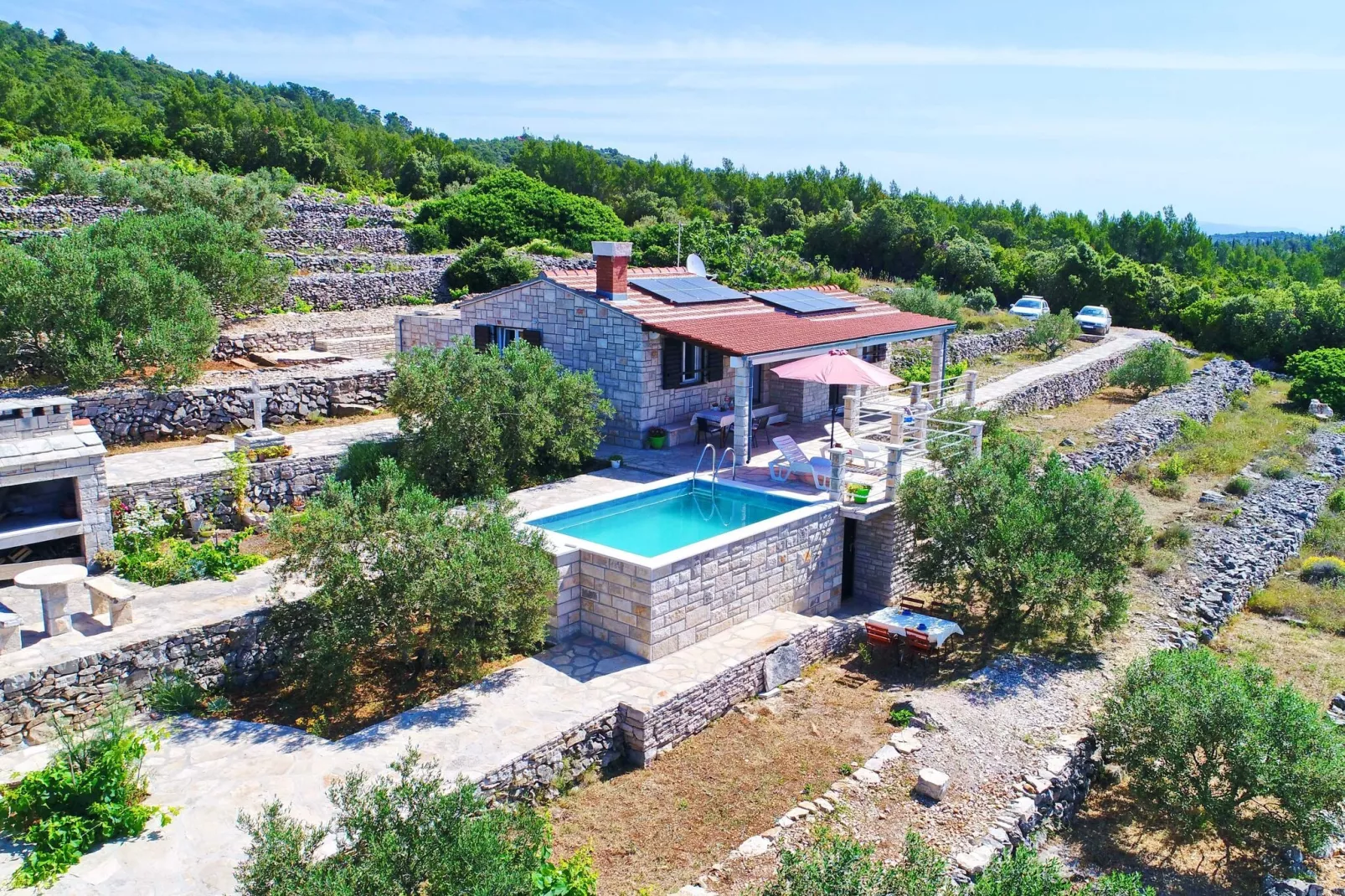 Holiday Home Zule - One Bedroom Holiday Home with Swimming pool-Extérieur