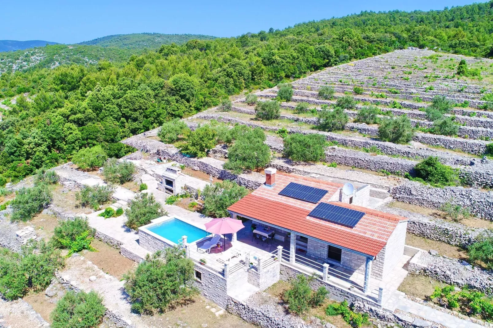 Holiday Home Zule - One Bedroom Holiday Home with Swimming pool-Extérieur