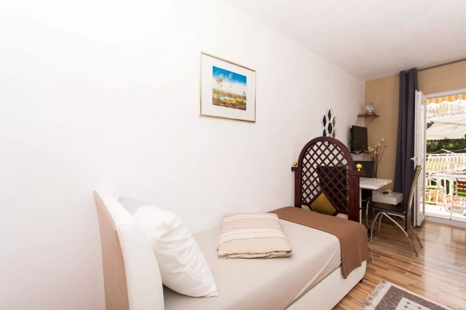 Villa Stil - Studio Apartment with Balcony and Sea View 101-Bedroom
