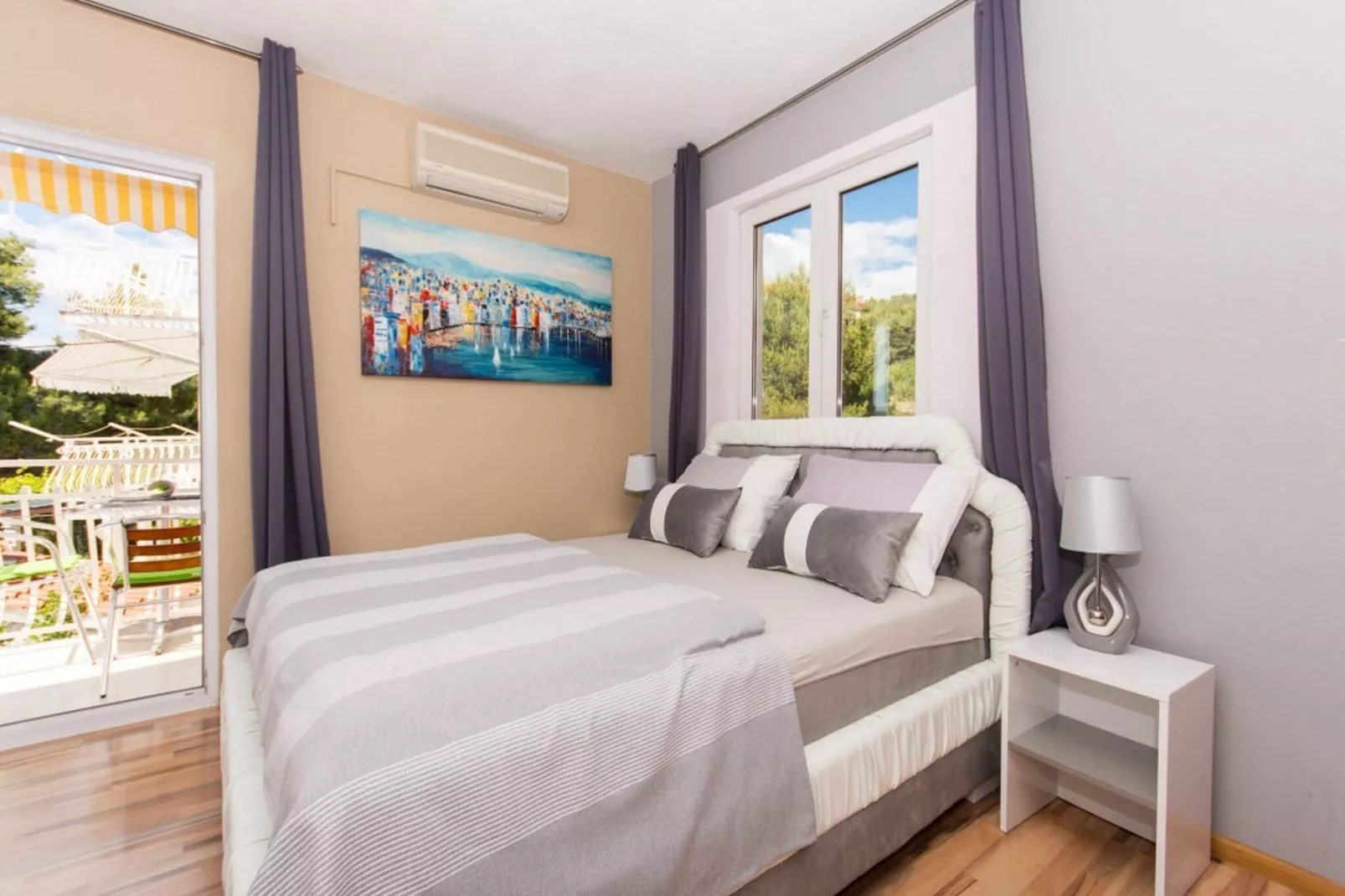 Villa Stil - Studio Apartment with Balcony and Sea View 101-Bedroom