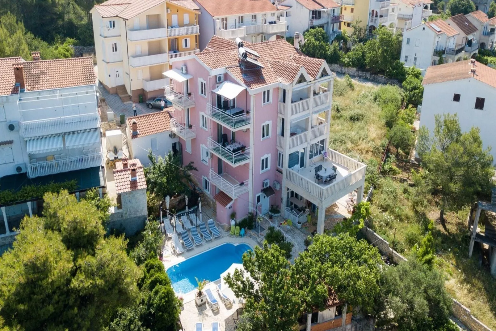 Villa Stil - Studio Apartment with Balcony and Sea View 101-Outdoor