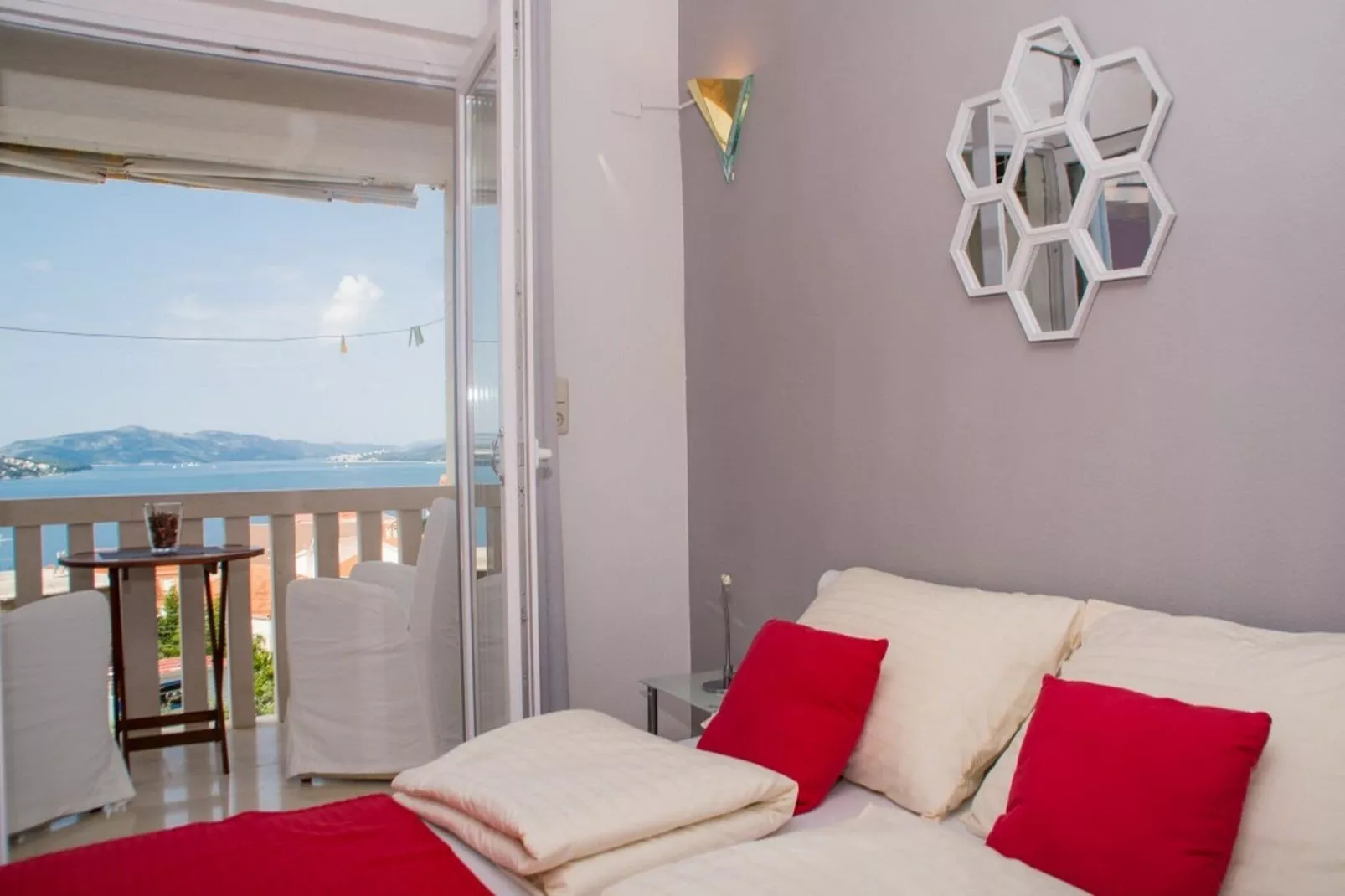 Villa Stil - Studio Apartment with Balcony and Sea View 103-Bedroom