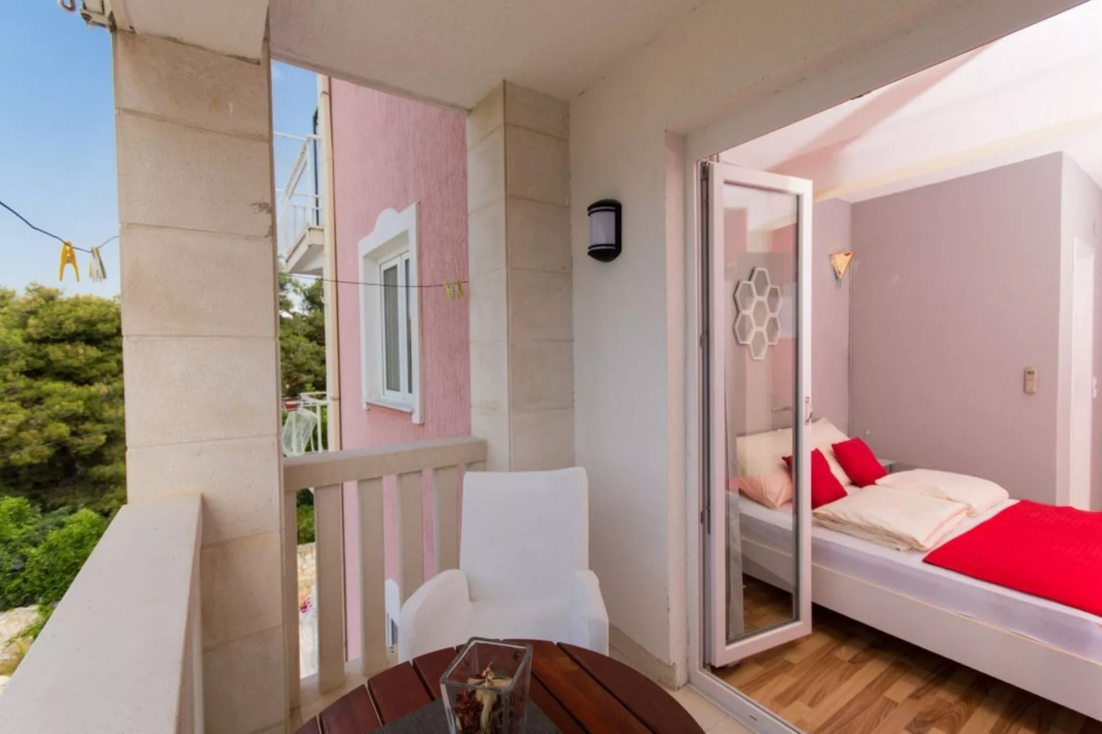 Villa Stil - Studio Apartment with Balcony and Sea View 103-Terrace balcony