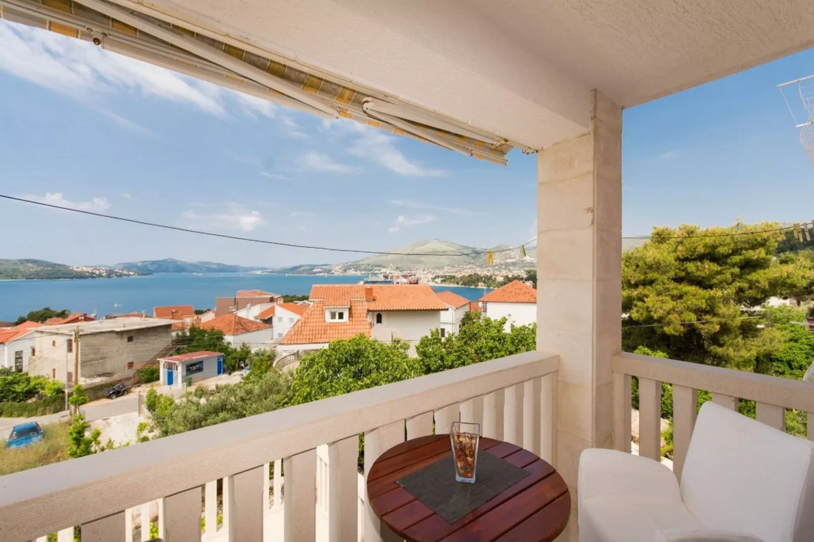 Villa Stil - Studio Apartment with Balcony and Sea View 103-Terrace balcony