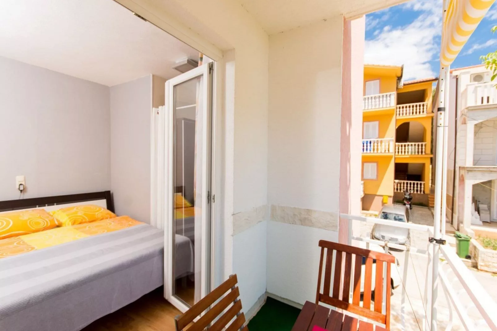 Villa Stil - One Bedroom Apartment with Balcony and Sea View 104 (Luxsor)-Bedroom