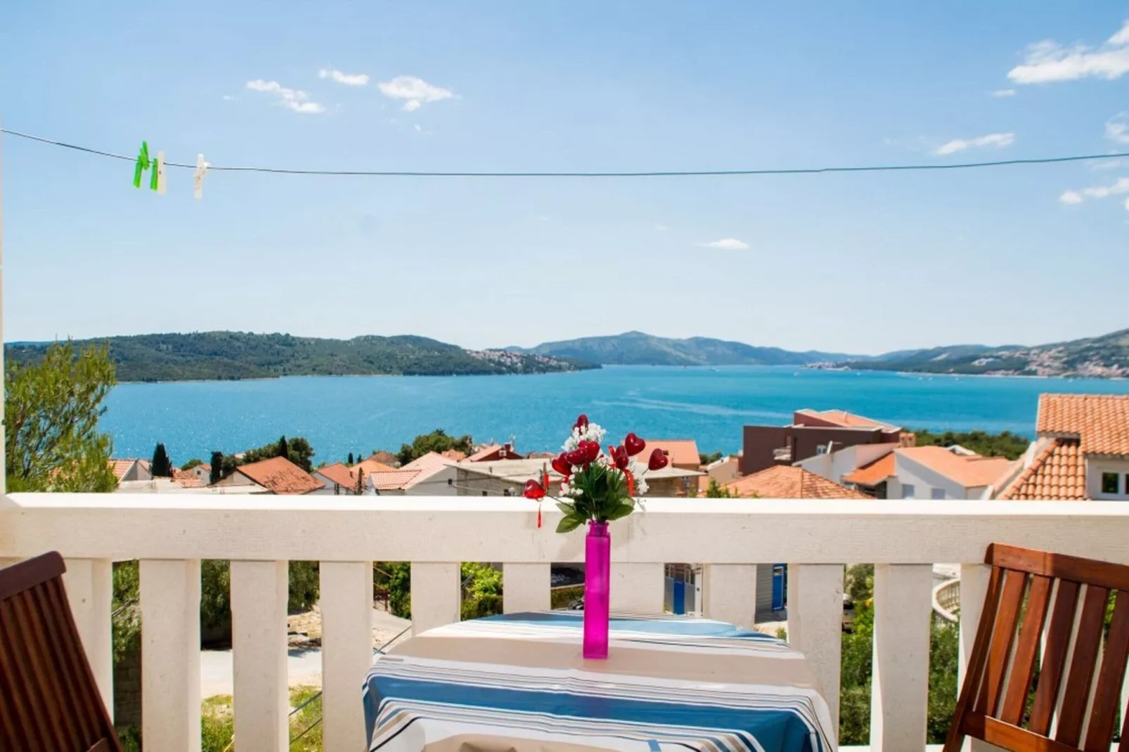 Villa Stil - One Bedroom Apartment with Balcony and Sea View 104 (Luxsor)-Terrace balcony