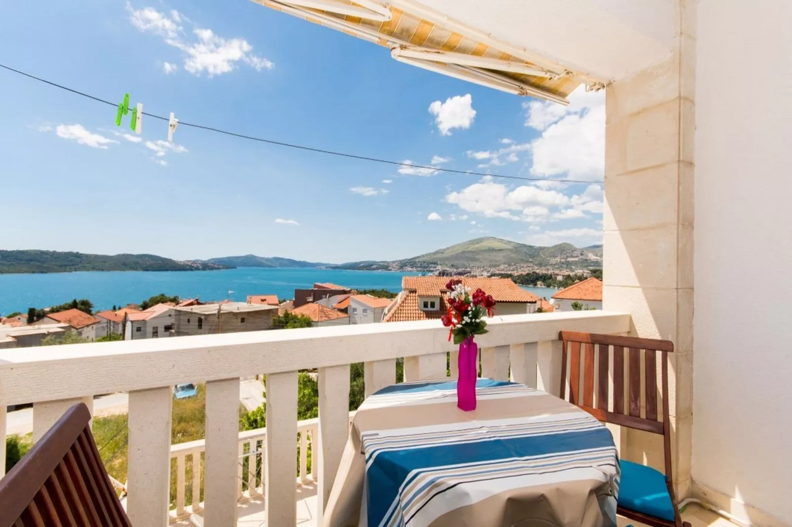 Villa Stil - One Bedroom Apartment with Balcony and Sea View 104 (Luxsor)-Terrace balcony