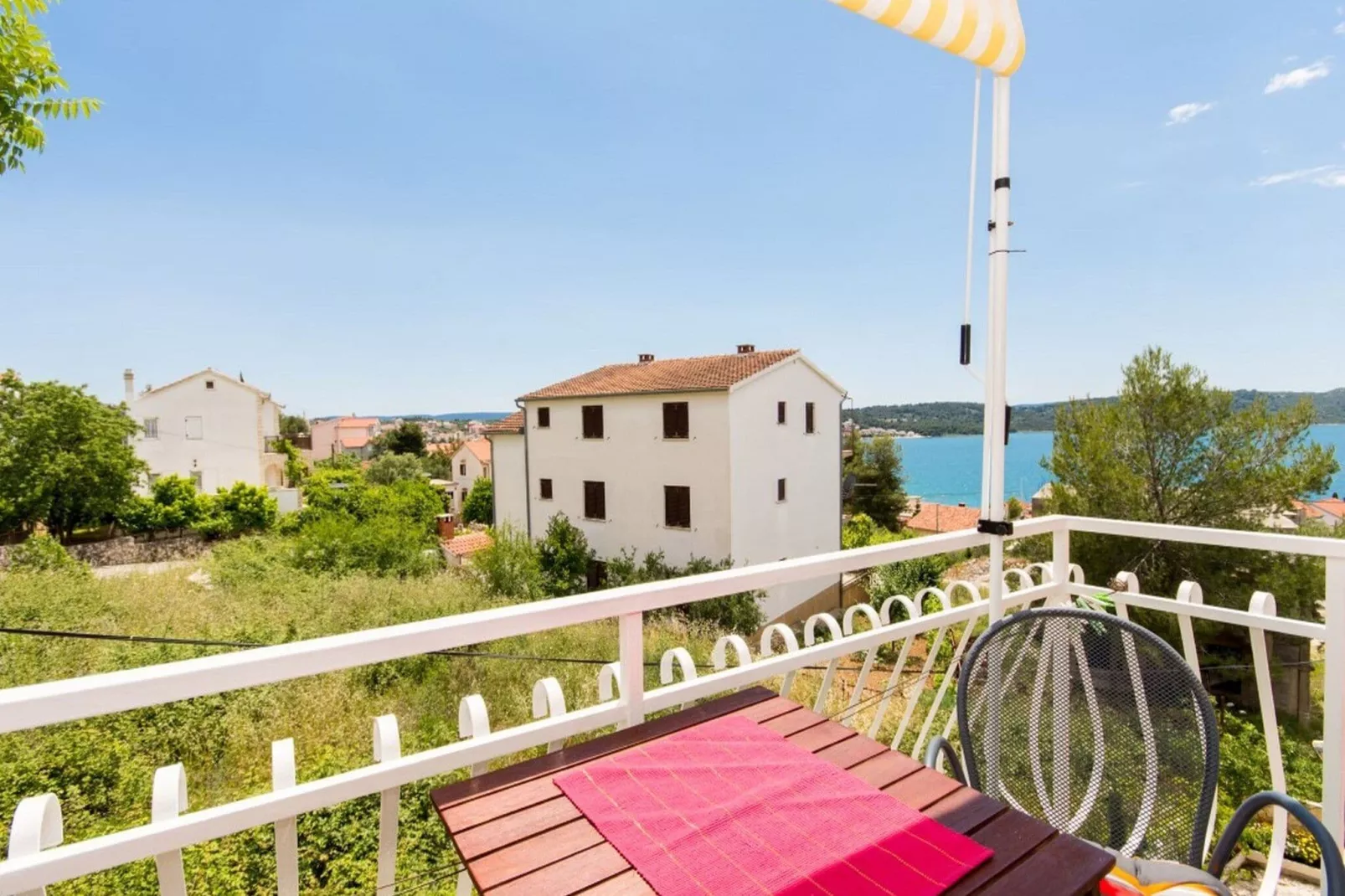 Villa Stil - One Bedroom Apartment with Balcony and Sea View 104 (Luxsor)-Terrace balcony