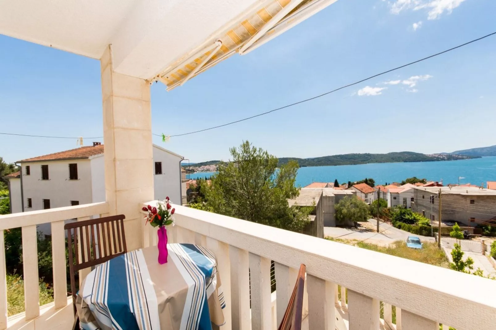 Villa Stil - One Bedroom Apartment with Balcony and Sea View 104 (Luxsor)-Terrace balcony