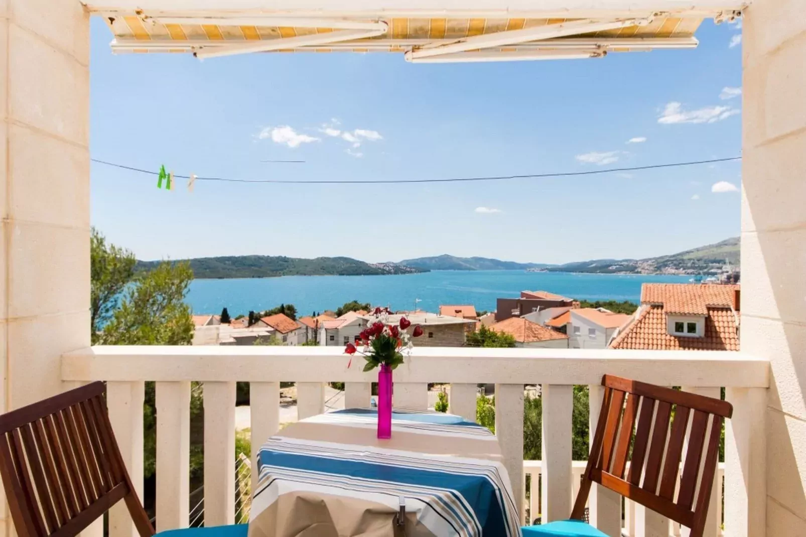 Villa Stil - One Bedroom Apartment with Balcony and Sea View 104 (Luxsor)-Terrace balcony