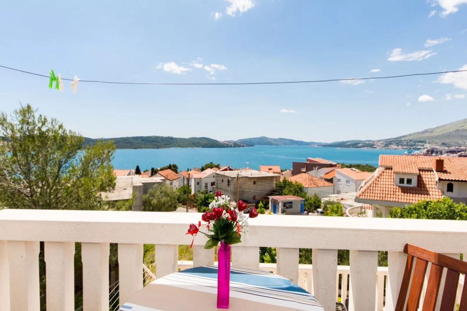Villa Stil - One Bedroom Apartment with Balcony and Sea View 104 (Luxsor)-Terrace balcony
