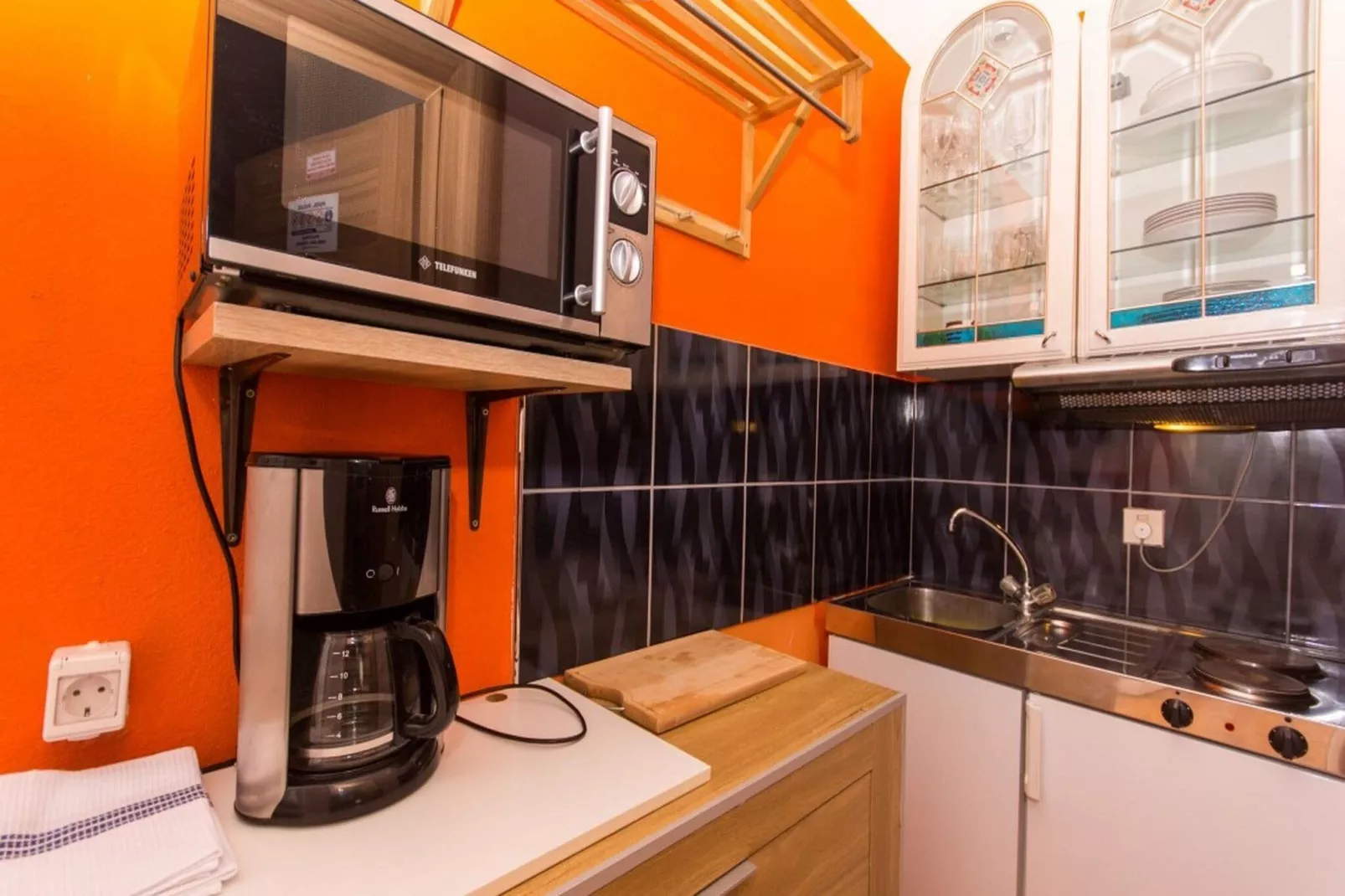 Villa Stil - Two Bedroom Apartment with Balcony and Sea View 203 (President)-Kitchen