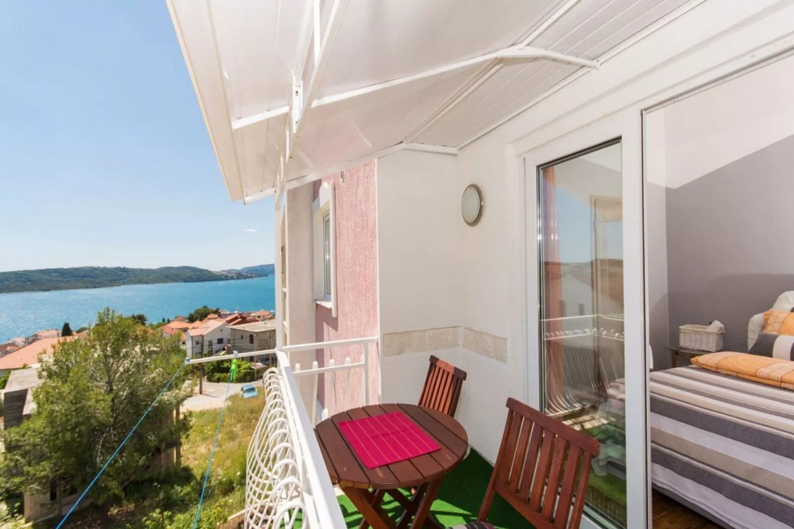 Villa Stil - Two Bedroom Apartment with Balcony and Sea View 203 (President)-Terrace balcony