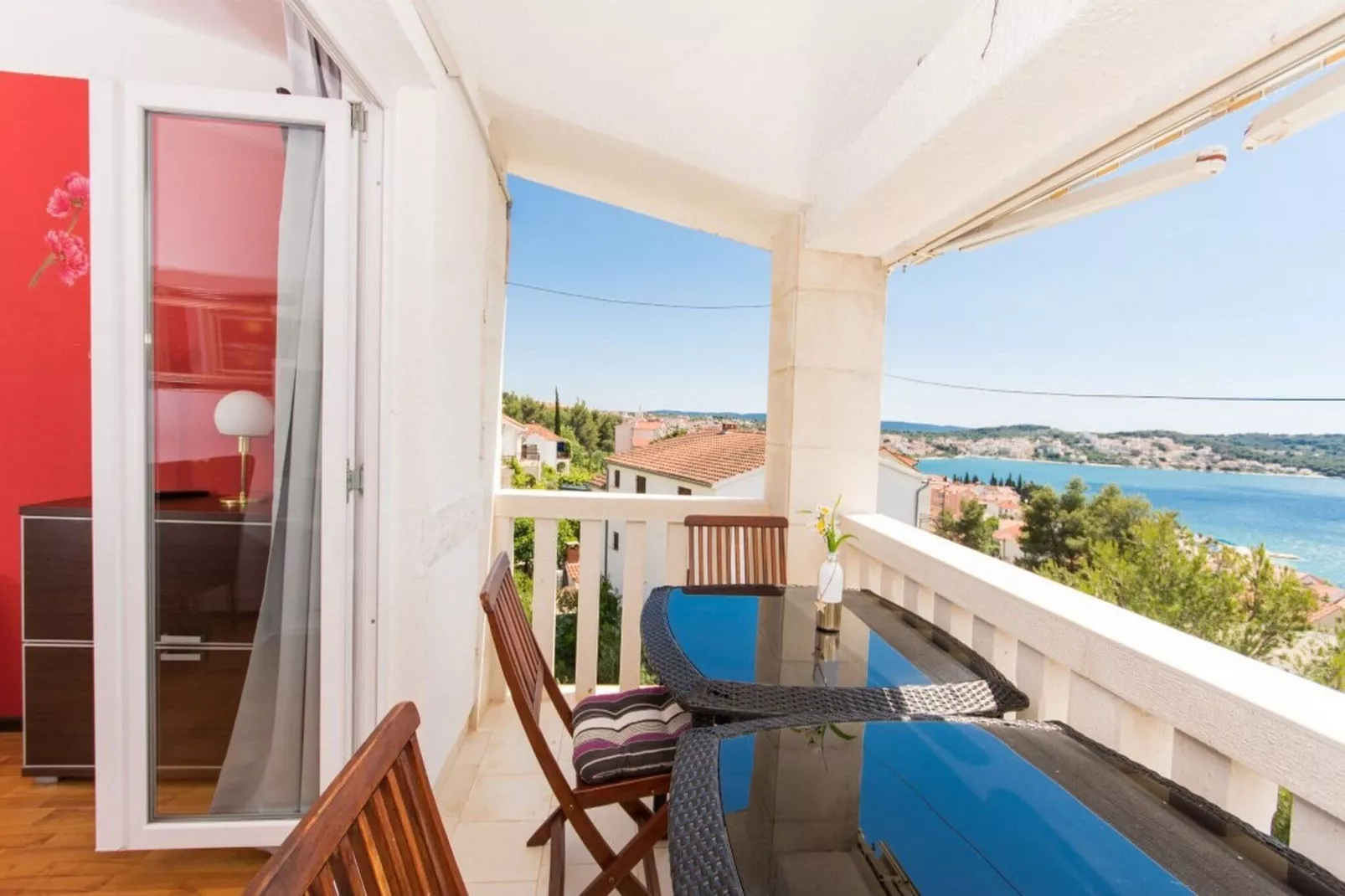 Villa Stil - Two Bedroom Apartment with Balcony and Sea View 203 (President)-Terrace balcony