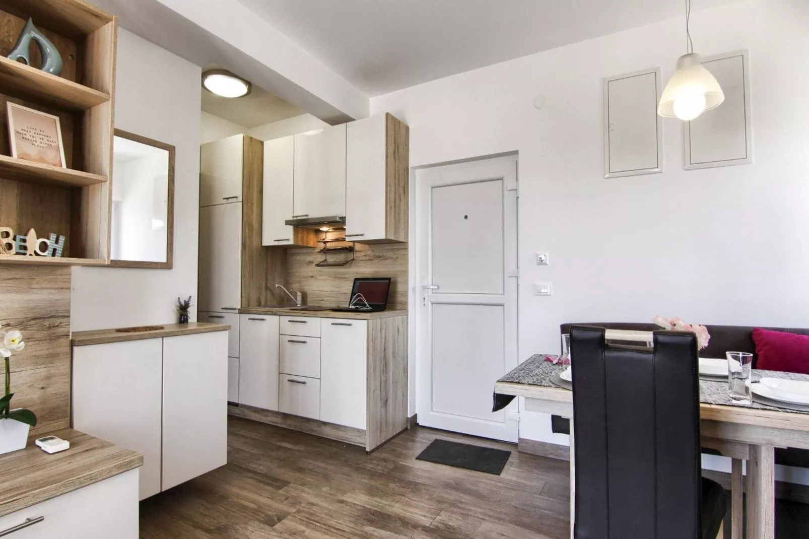Apartments Victoria - One Bedroom Apartment with Terrace and Sea View (A1)-Indoor