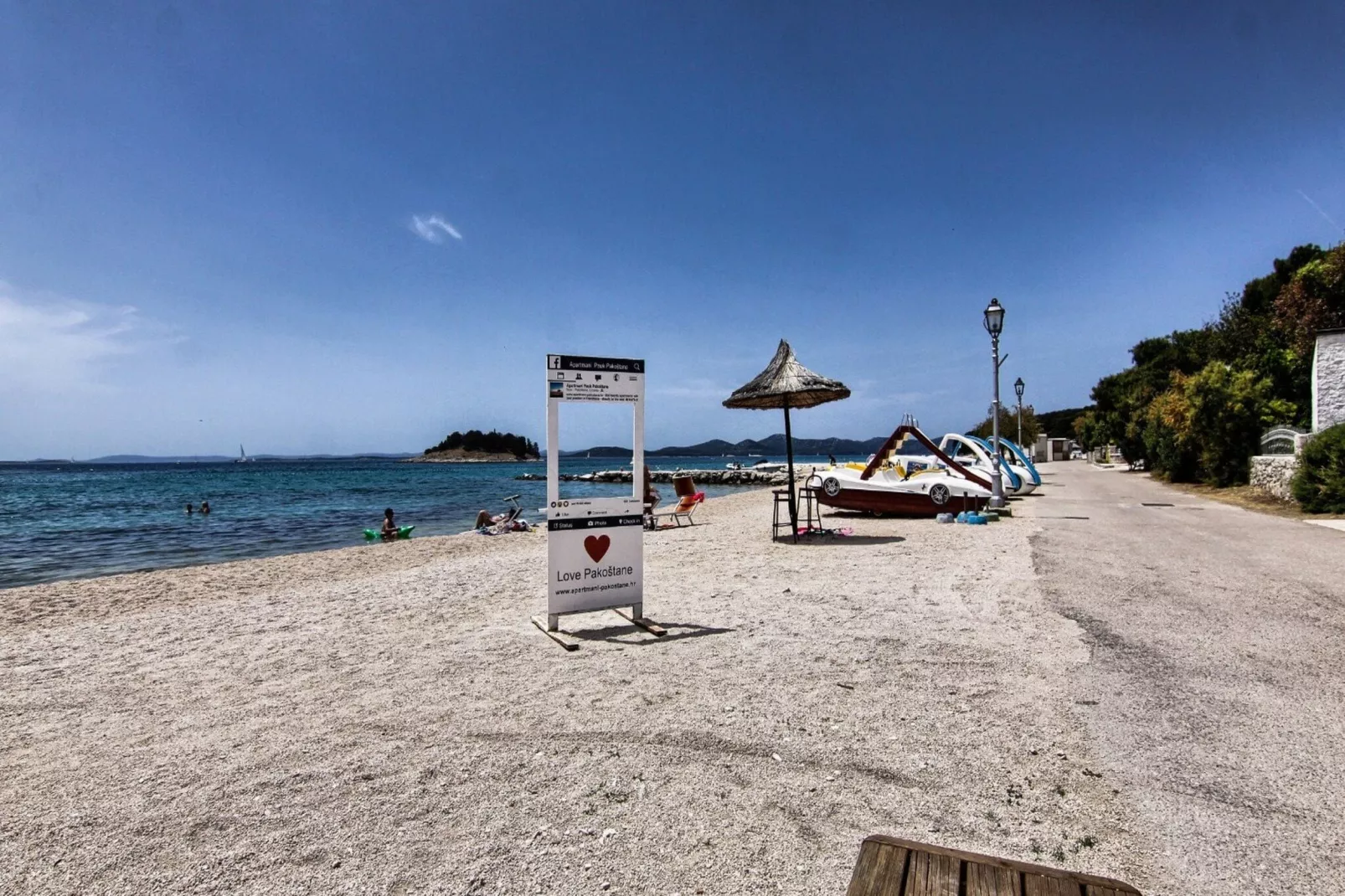 Apartments Victoria - One Bedroom Apartment with Terrace and Sea View (A1)-View