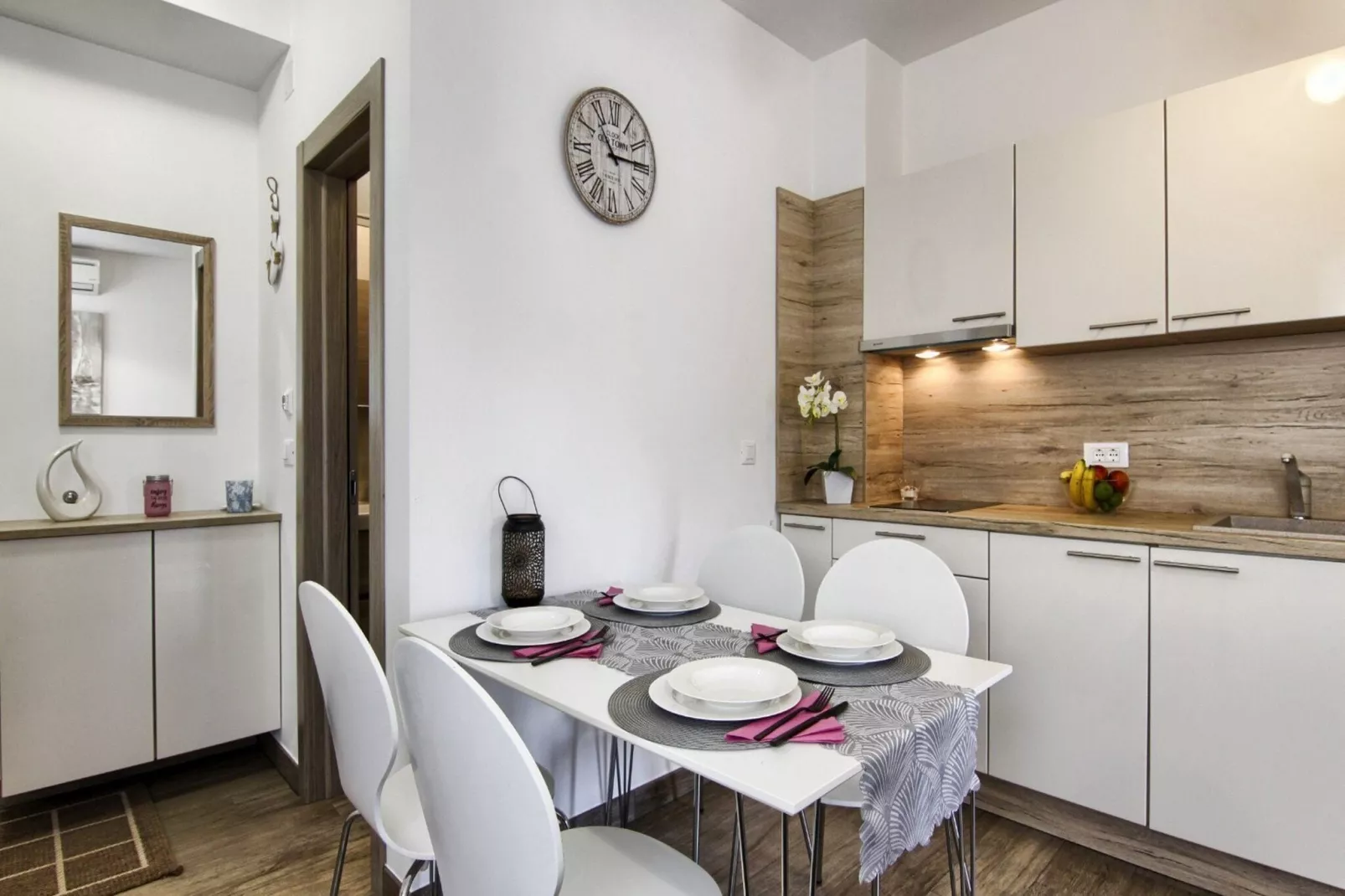 Apartments Victoria - One Bedroom Apartment with Terrace (A2)-Küche