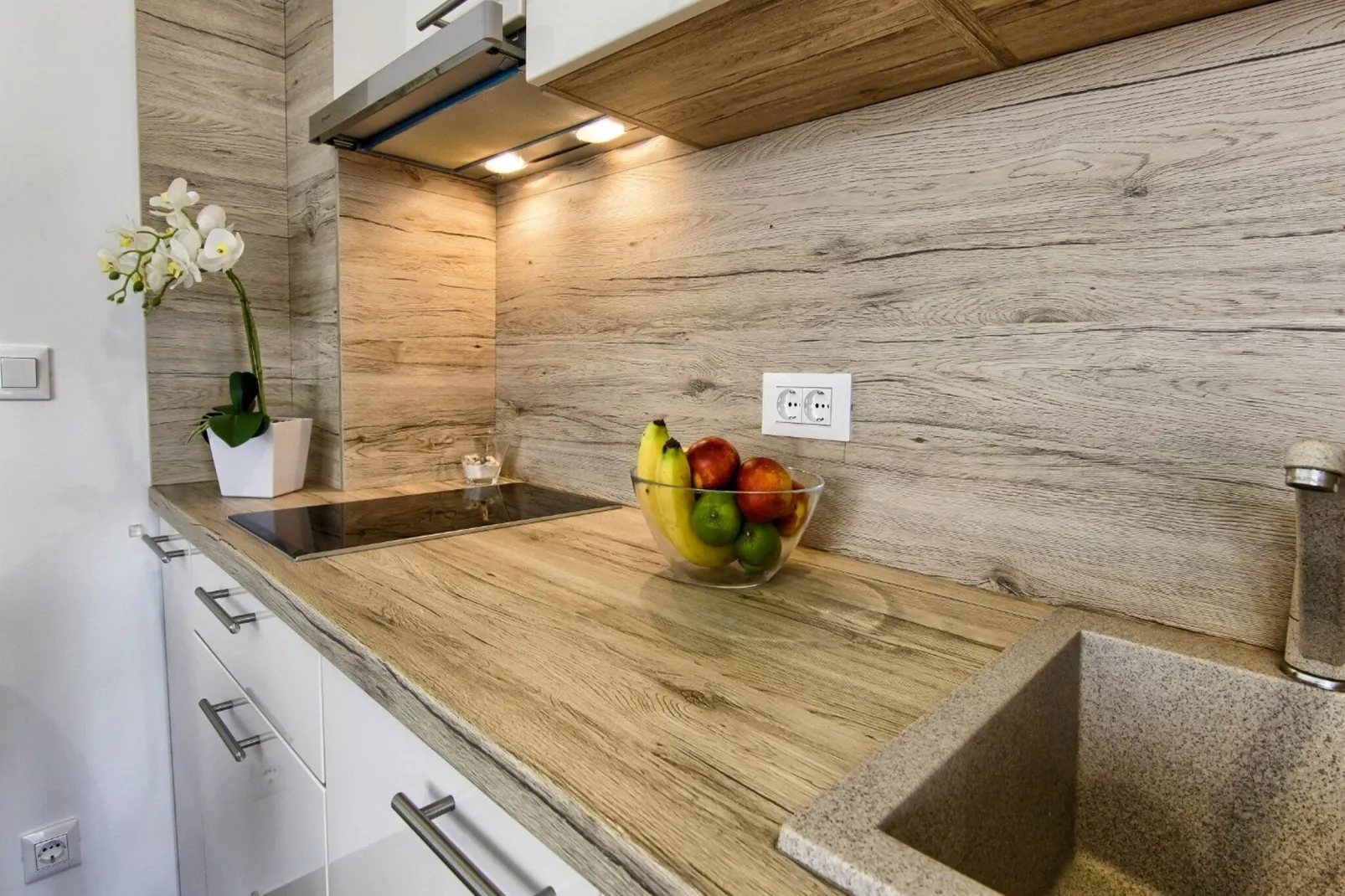 Apartments Victoria - One Bedroom Apartment with Terrace (A2)-Küche
