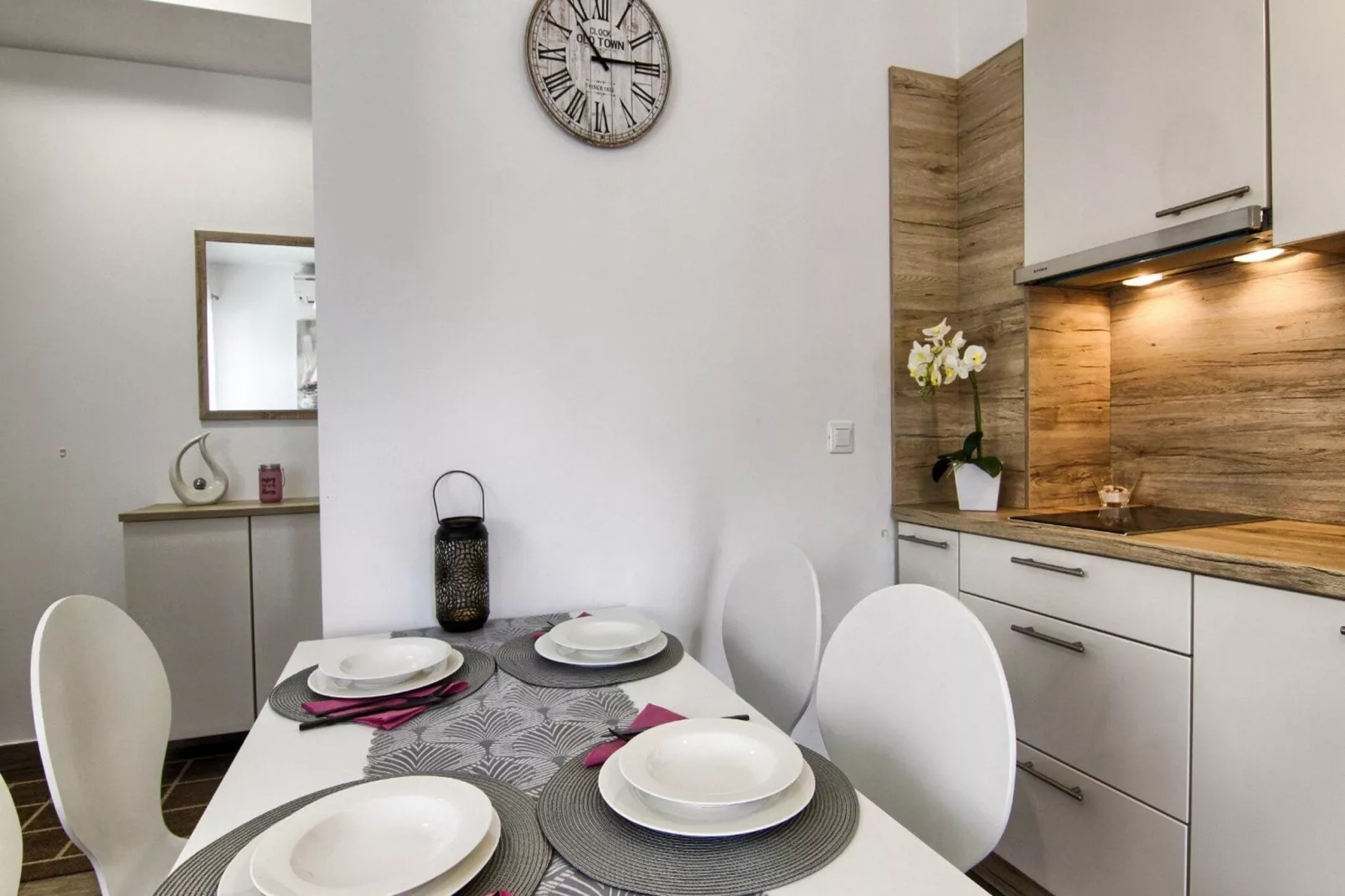 Apartments Victoria - One Bedroom Apartment with Terrace (A2)-Küche