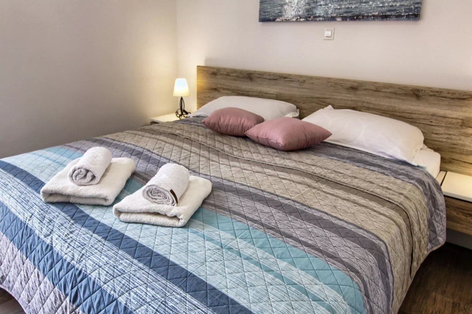Apartments Victoria - One Bedroom Apartment with Terrace (A2)-Schlafzimmer