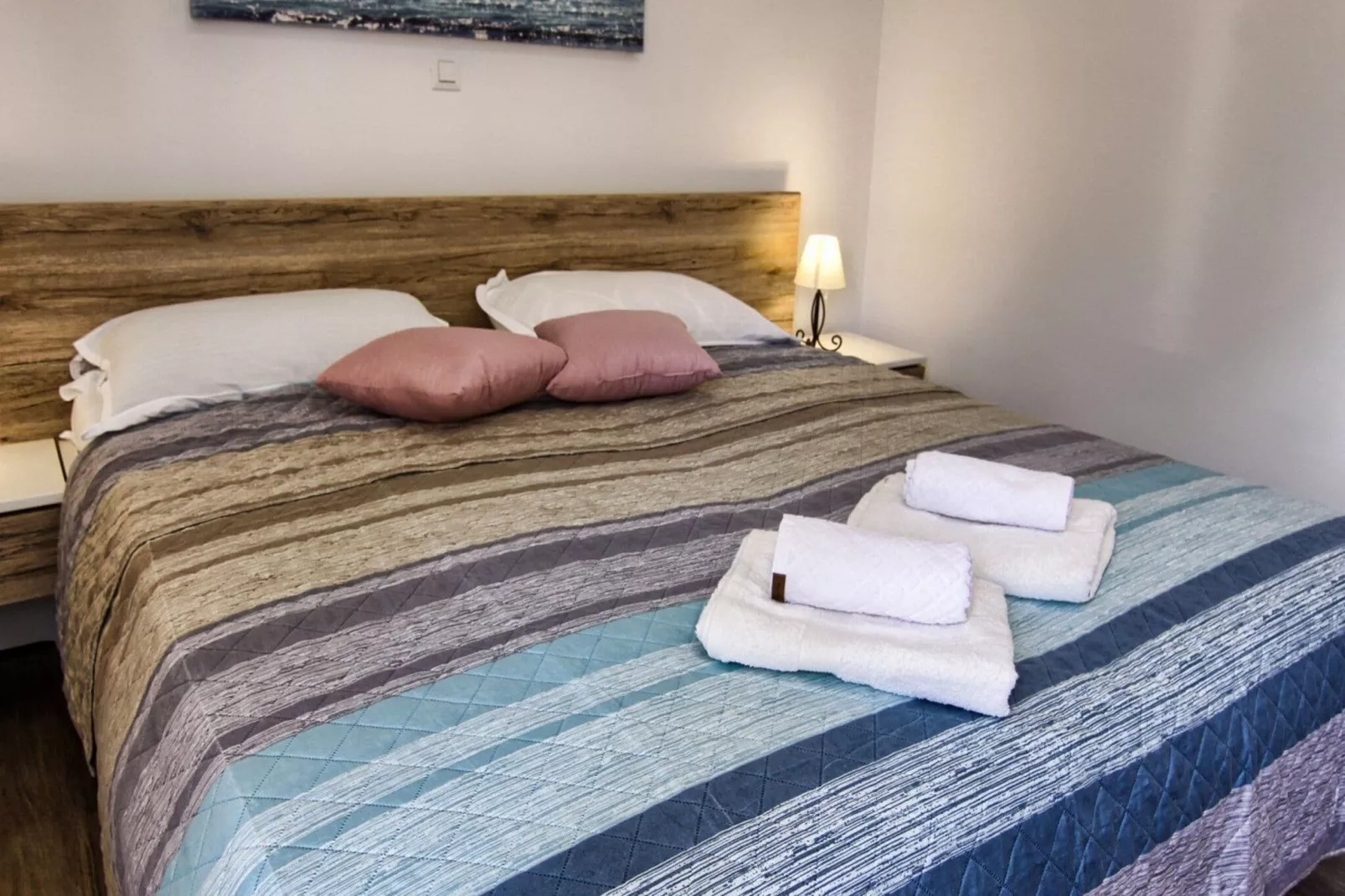 Apartments Victoria - One Bedroom Apartment with Terrace (A2)-Schlafzimmer