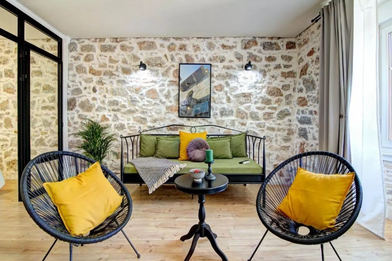 History House Moja Ti 1830 - Superior Apartment with Sauna (Fortica)-Living room
