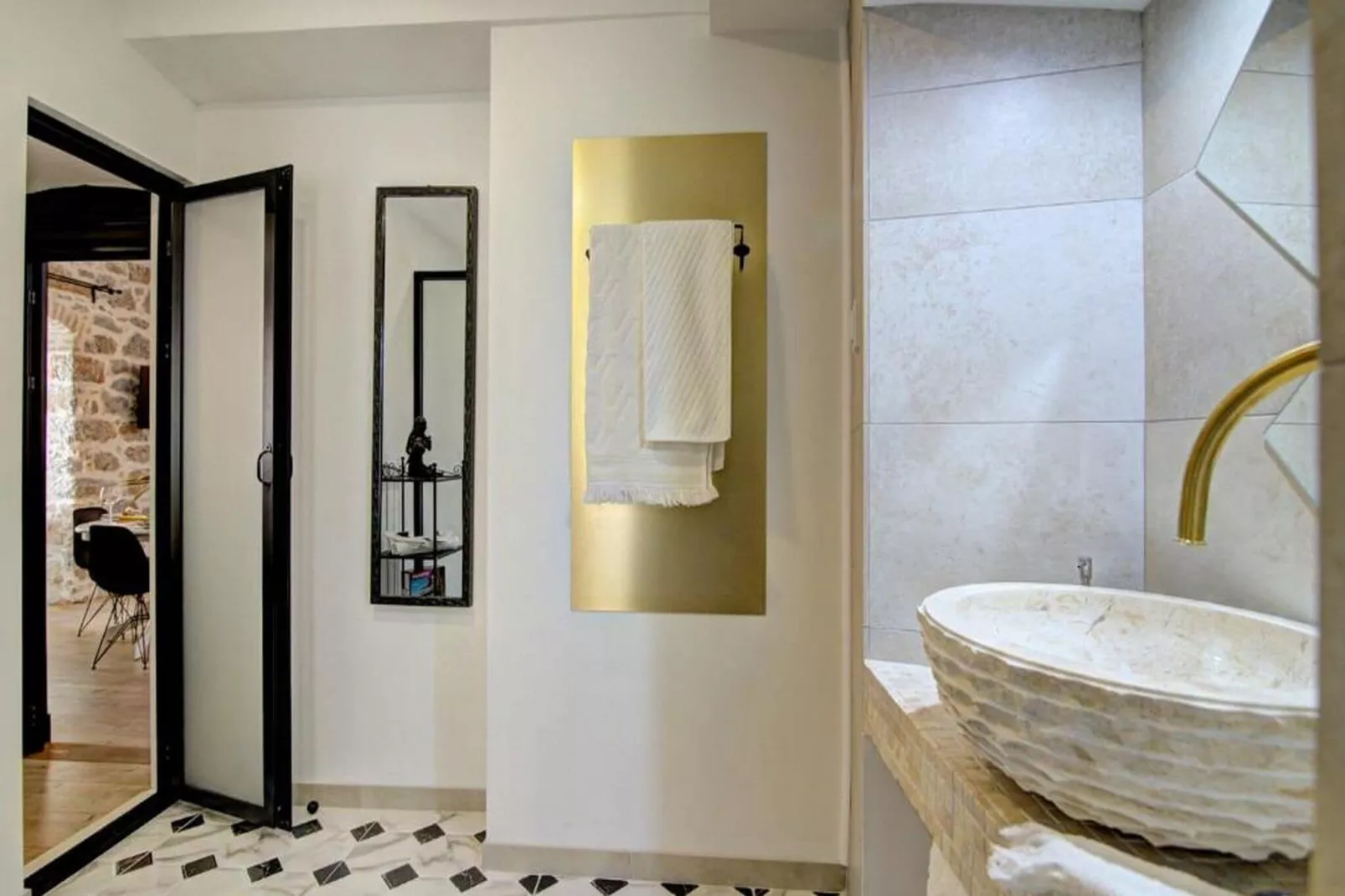 History House Moja Ti 1830 - Deluxe Apartment (Gorica)-Bathroom