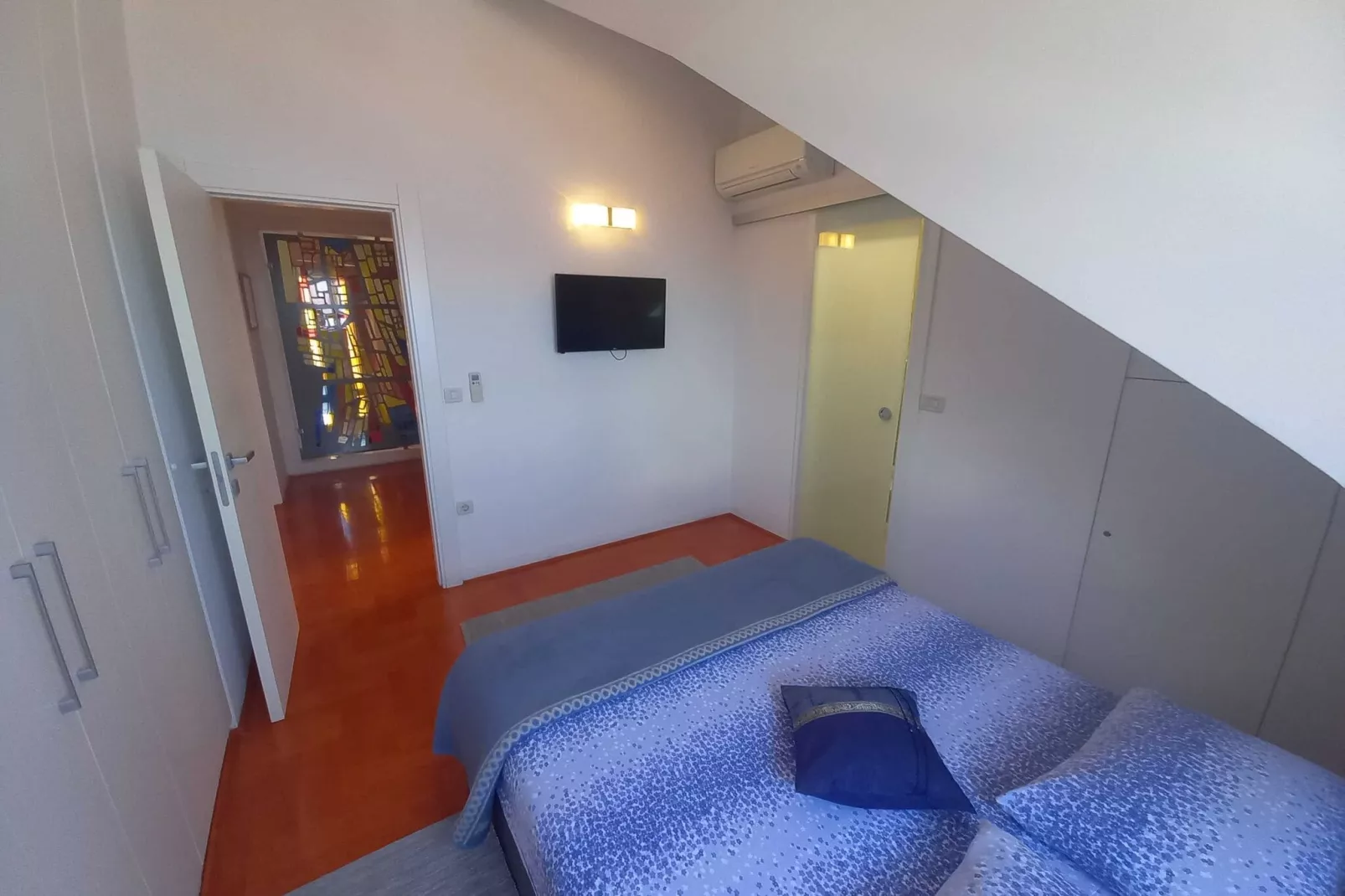 Apartment Iggy - Three Bedroom Apartment with Sea View and Terrace (A9) (ST)-Bedroom