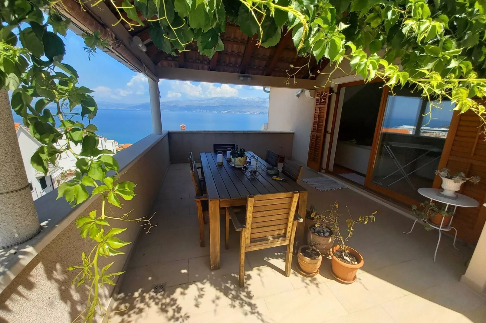Apartment Iggy - Three Bedroom Apartment with Sea View and Terrace (A9) (ST)-Terrace