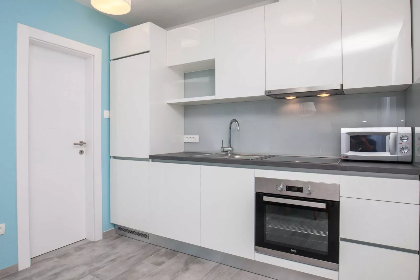 Apartments Dva Galeba -  Premium One Bedroom Apartment with Sea View (103)-Kitchen