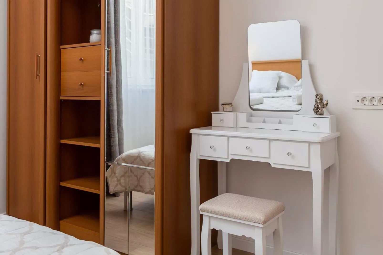 Apartments Tomas- Standard One Bedroom Apartment with Balcony (A2)-Schlafzimmer