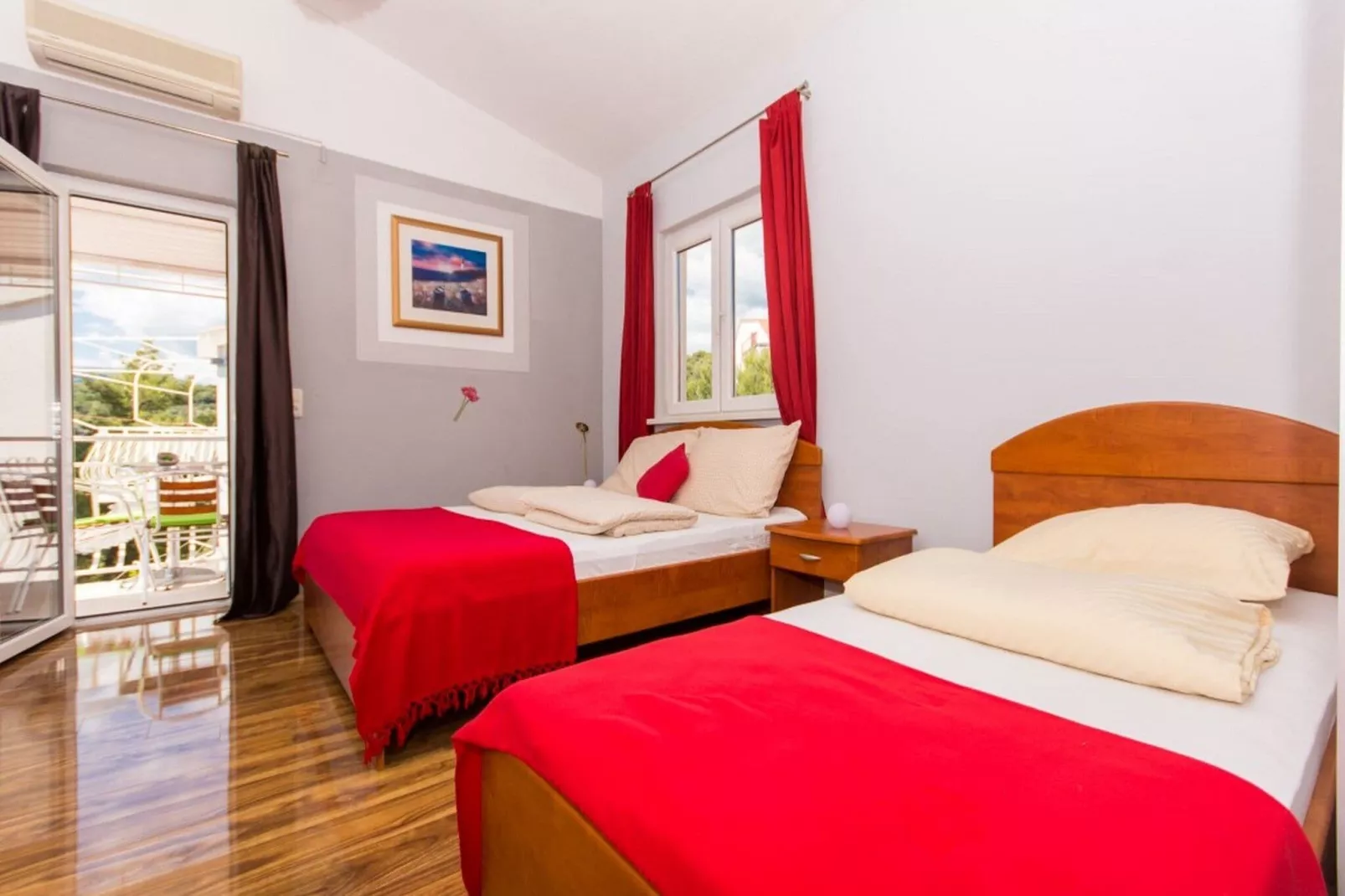 Villa Stil - Studio Apartment with Balcony and Sea View 201-Bedroom