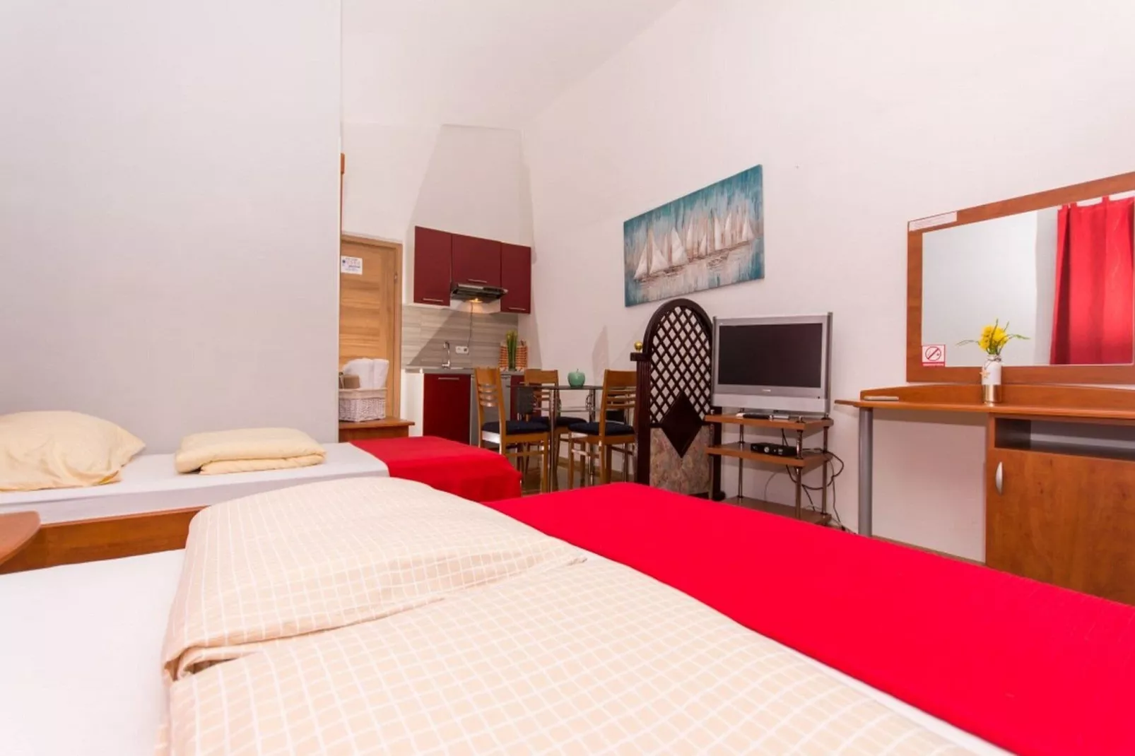 Villa Stil - Studio Apartment with Balcony and Sea View 201-Bedroom