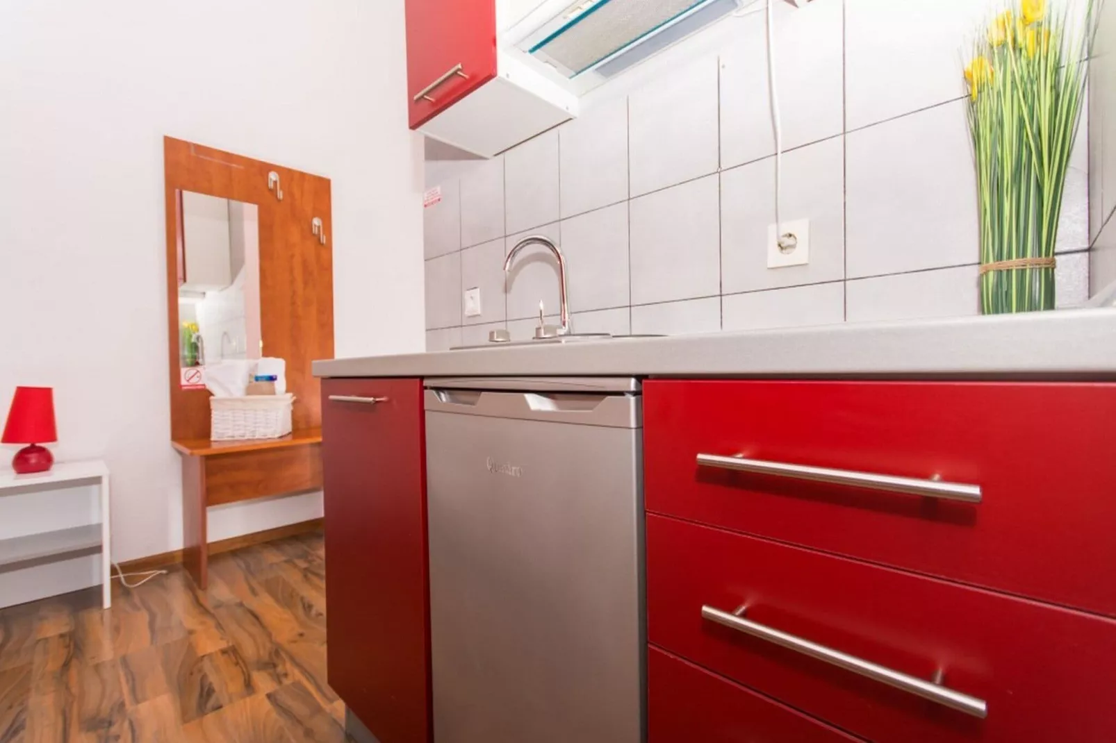 Villa Stil - One Bedroom Apartment with Balcony and Sea View 202-Kitchen