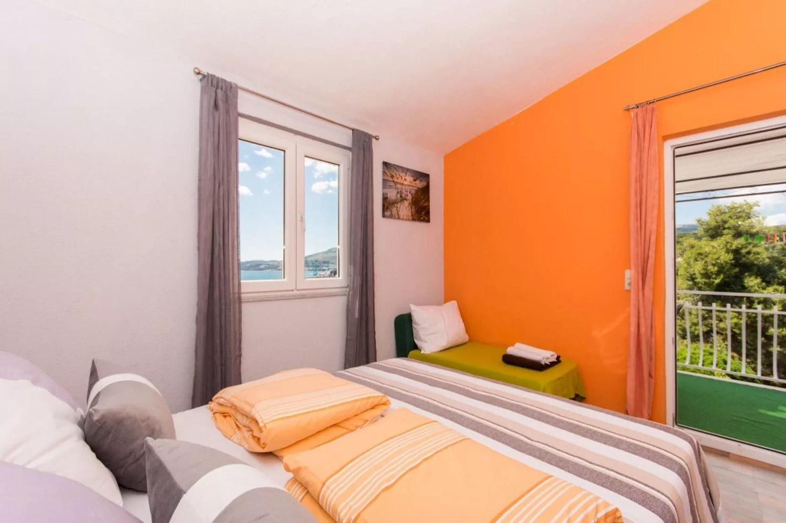 Villa Stil - One Bedroom Apartment with Balcony and Sea View 202-Bedroom