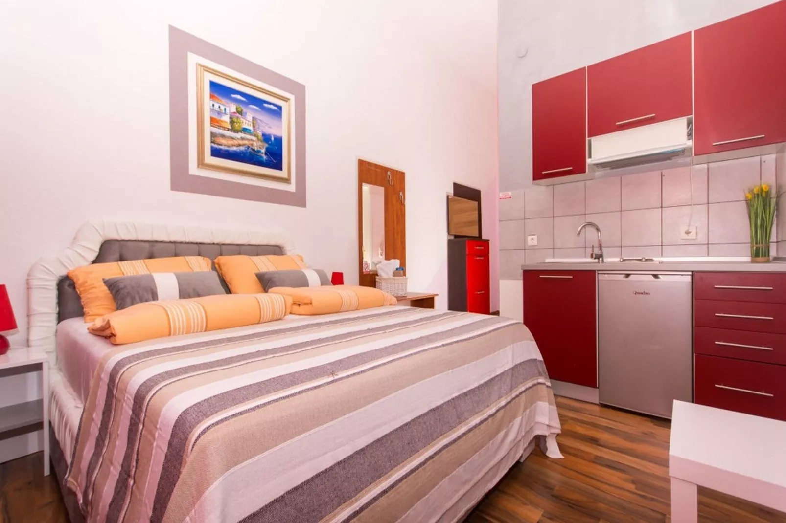 Villa Stil - One Bedroom Apartment with Balcony and Sea View 202-Bedroom