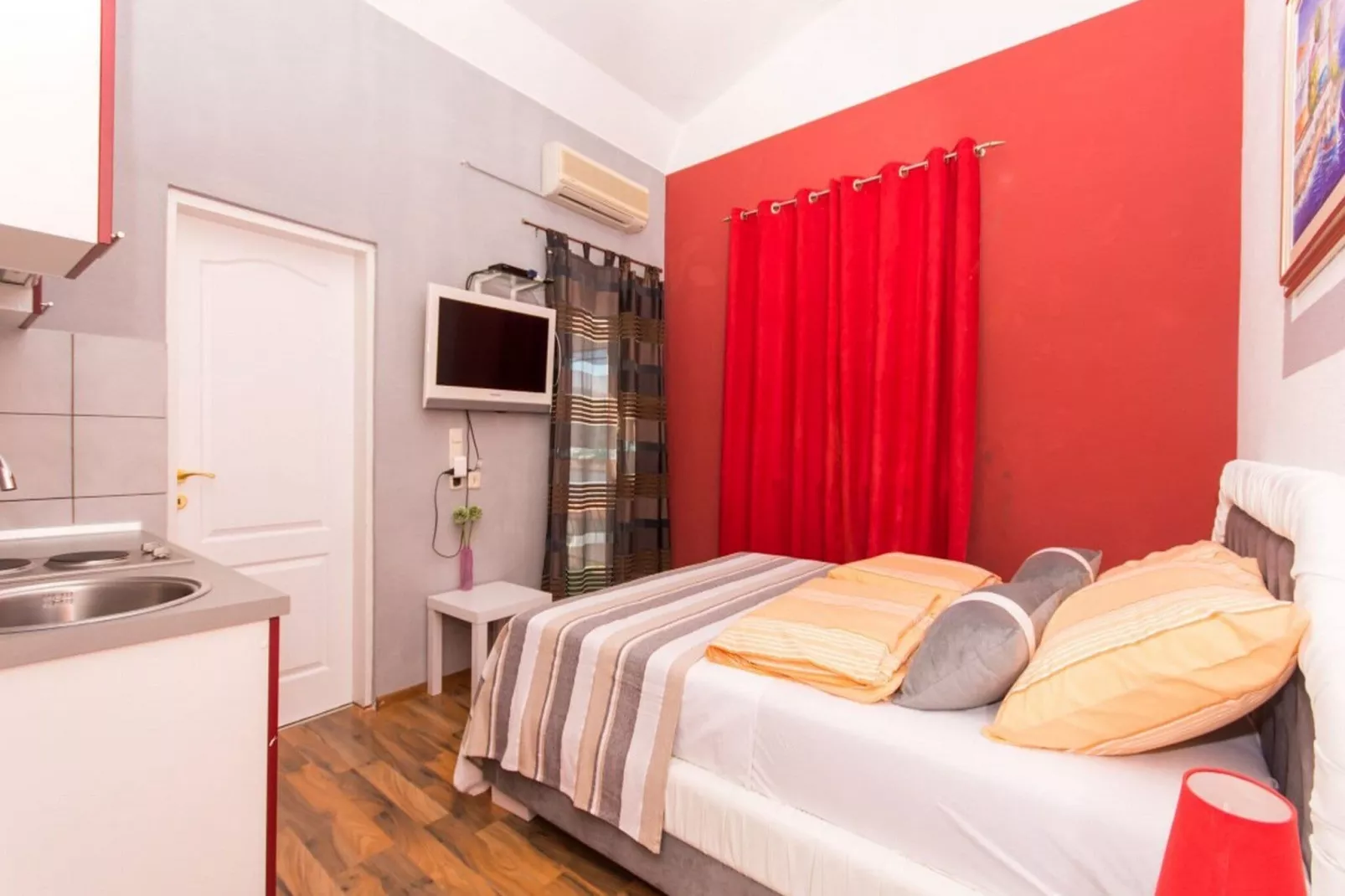 Villa Stil - One Bedroom Apartment with Balcony and Sea View 202-Bedroom