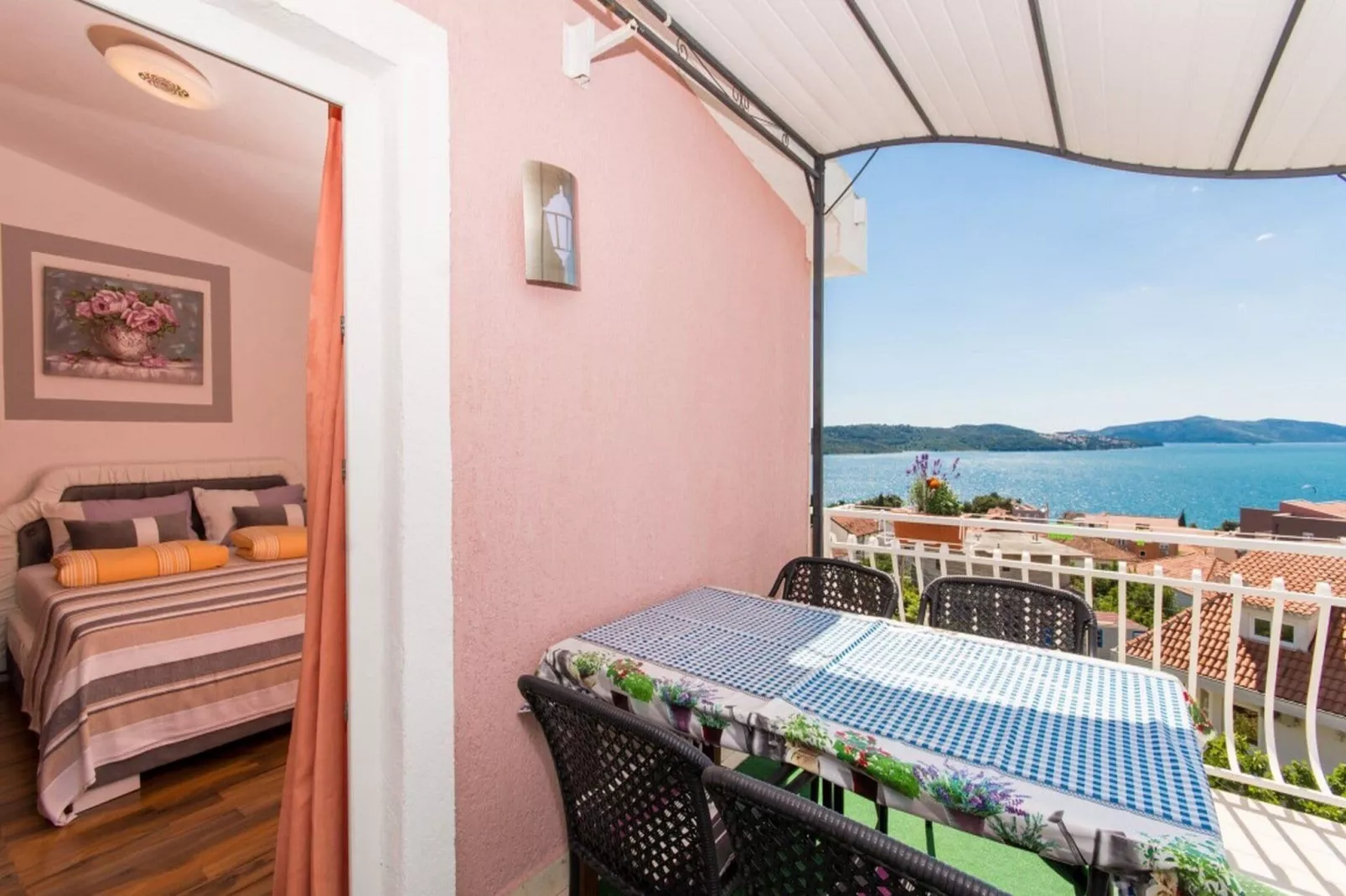 Villa Stil - One Bedroom Apartment with Balcony and Sea View 202-Terrace balcony