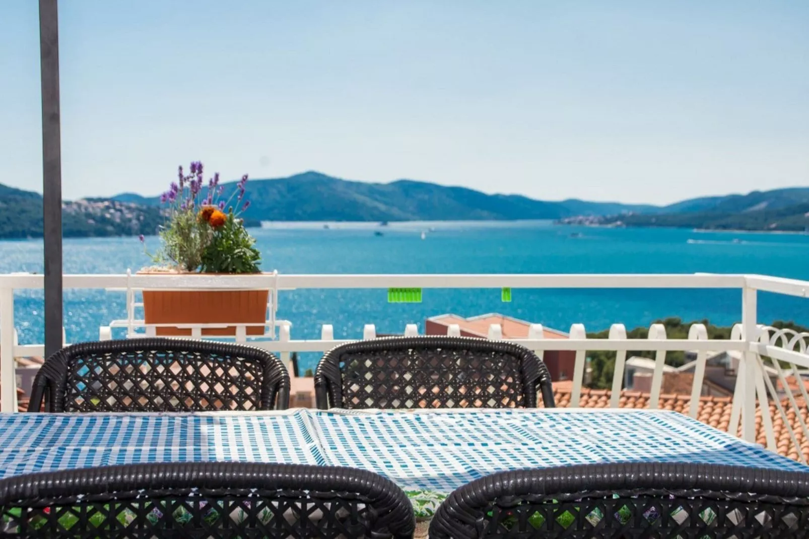 Villa Stil - One Bedroom Apartment with Balcony and Sea View 202-Terrace balcony