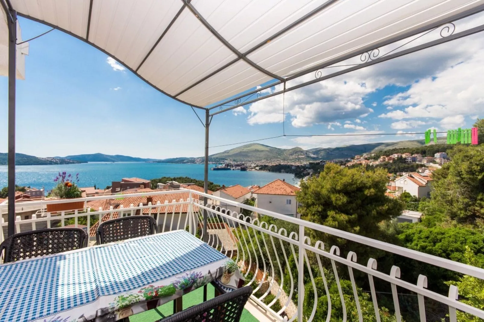 Villa Stil - One Bedroom Apartment with Balcony and Sea View 202-Terrace balcony