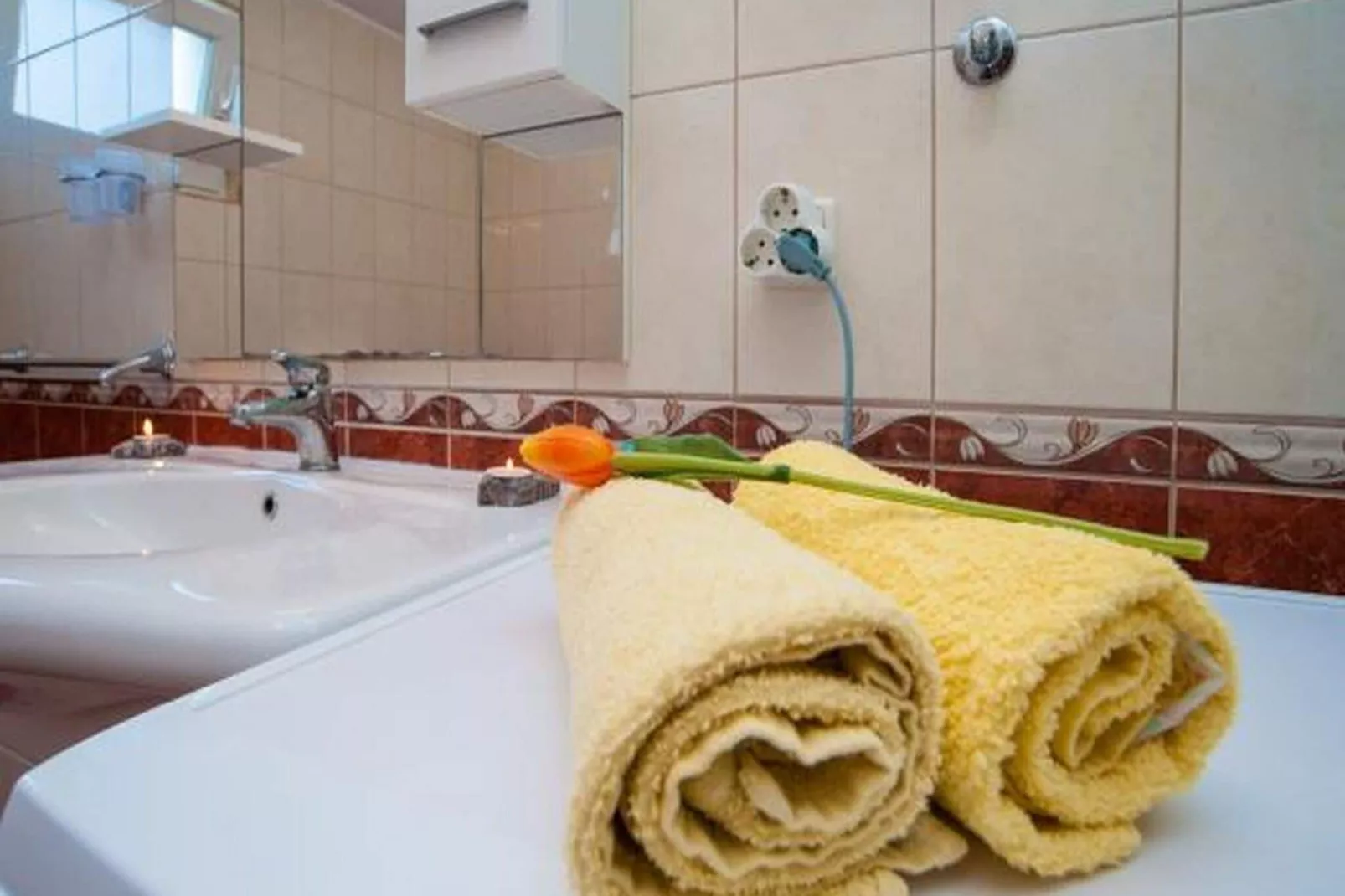 Apartment Spalato - Three Bedroom Apartment with Terrace-Bathroom