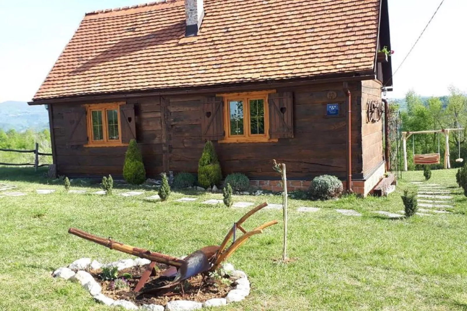Stara Hiža Vlašić - Duplex one bedroom Chalet with Private Garden-Outdoor