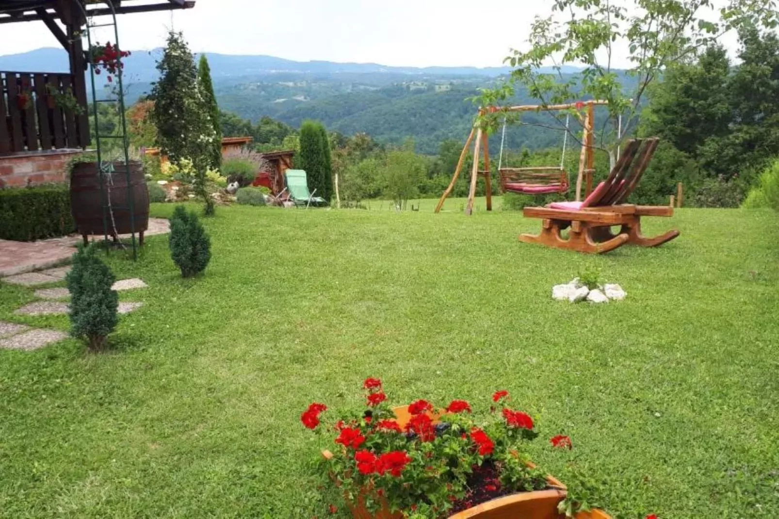 Stara Hiža Vlašić - Duplex one bedroom Chalet with Private Garden-Outdoor