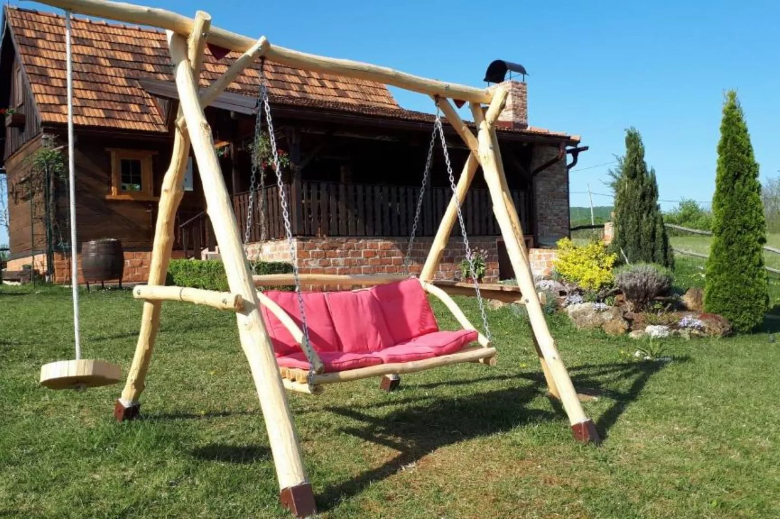 Stara Hiža Vlašić - Duplex one bedroom Chalet with Private Garden-Outdoor