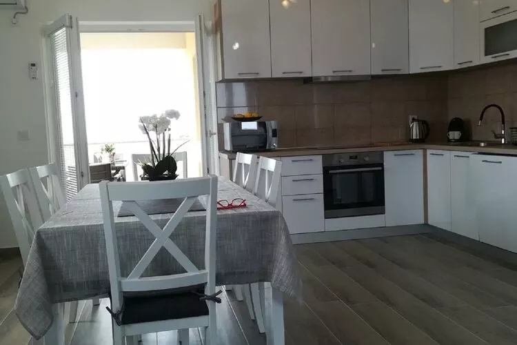 Apartment Villa Bijele Stijene - Two Bedroom Apartment with Terrace and Sea View-Küche