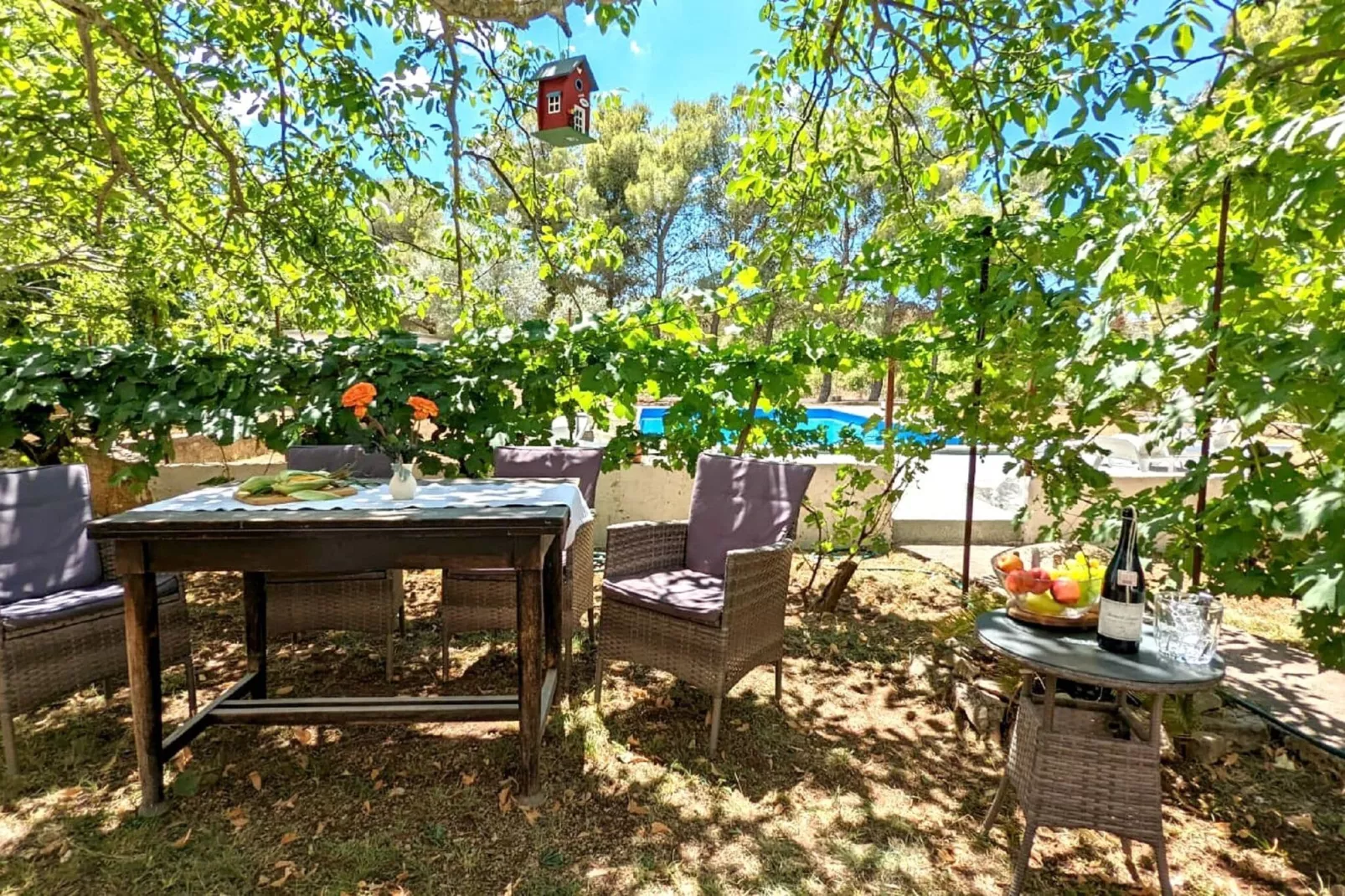 Holiday Home Jaga - Three bedroom Holiday Home with swimming pool-Terrasse