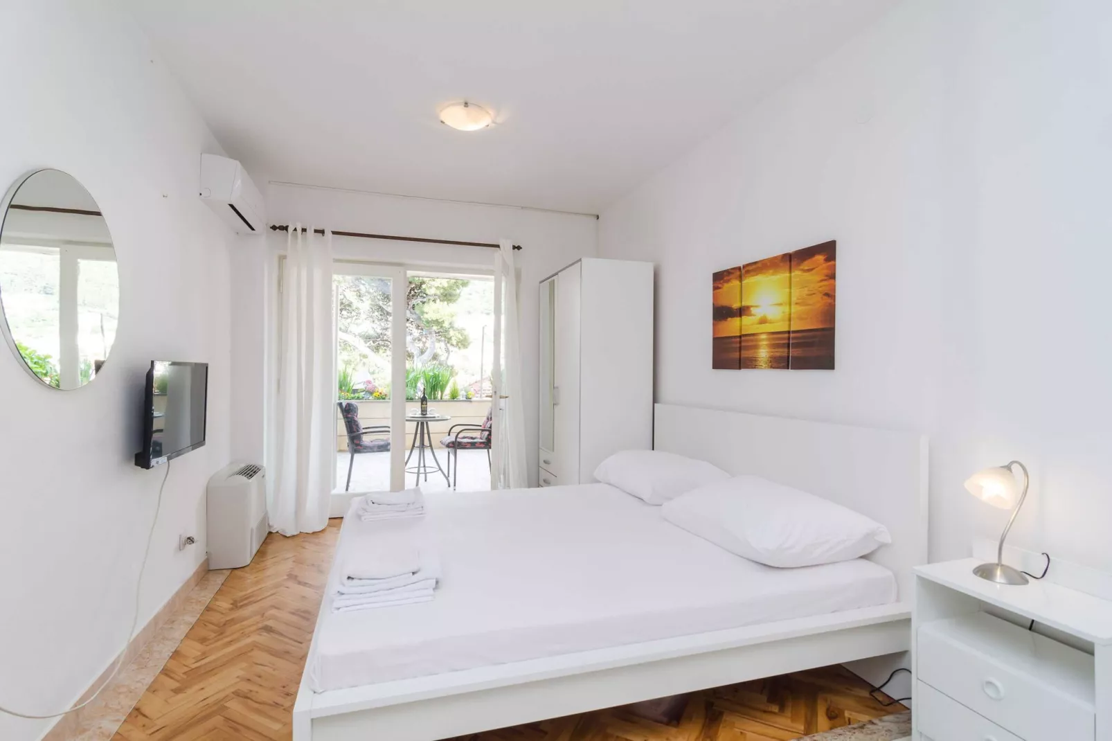 House Apartments Ariva - Studio Apartment with Balcony (2 Adults) - A2-Schlafzimmer