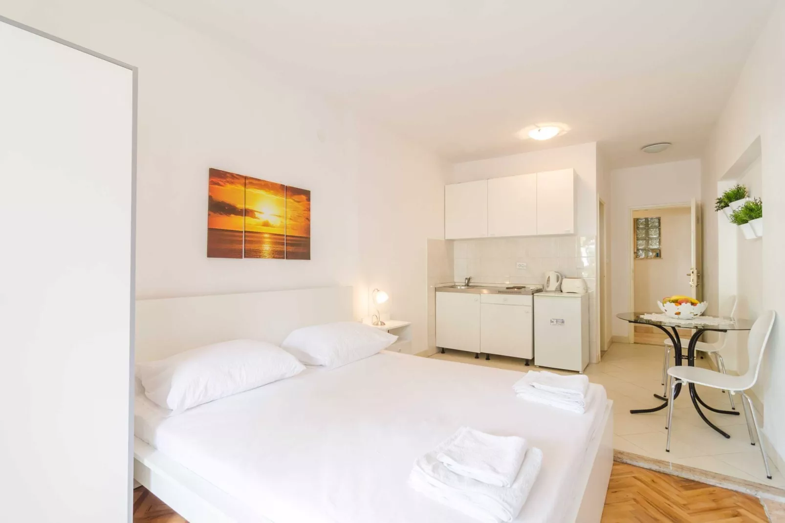 House Apartments Ariva - Studio Apartment with Balcony (2 Adults) - A2-Innen