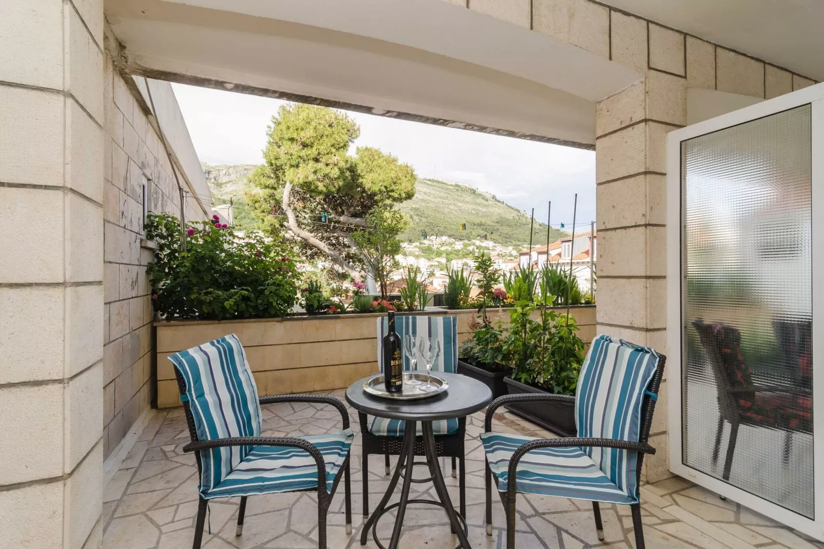 House Apartments Ariva - Superior Studio Apartment with Balcony (3 Adults) - A3-Terrassenbalkon