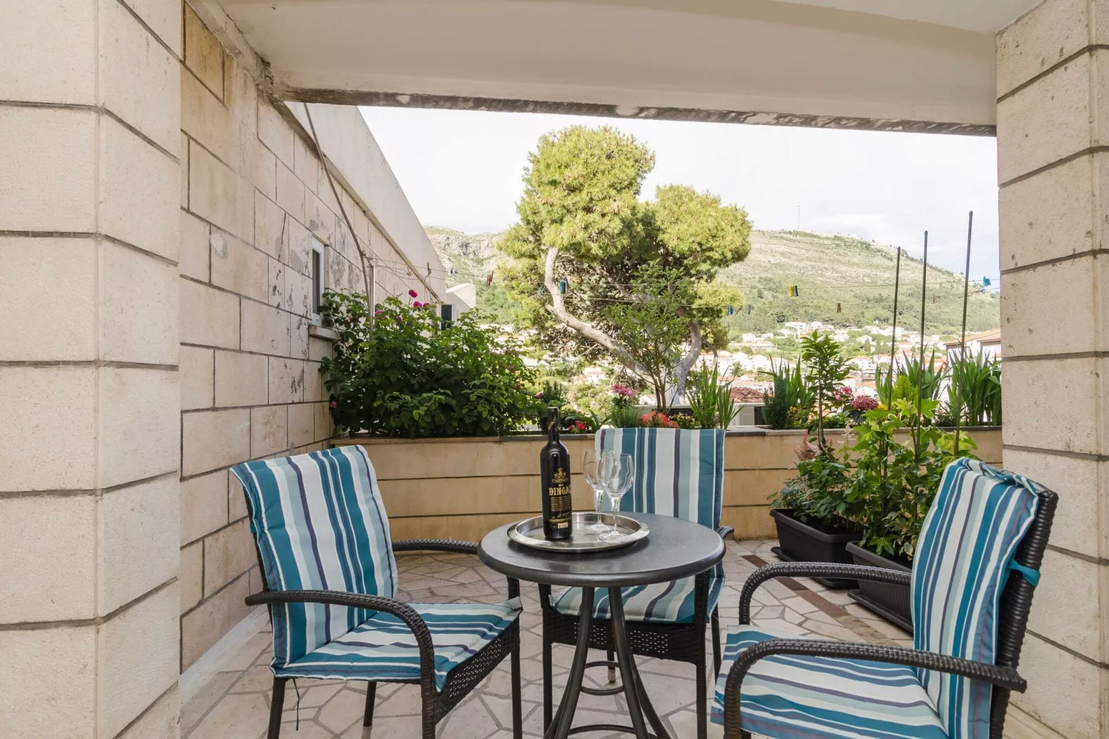 House Apartments Ariva - Superior Studio Apartment with Balcony (3 Adults) - A3-Außenbereich